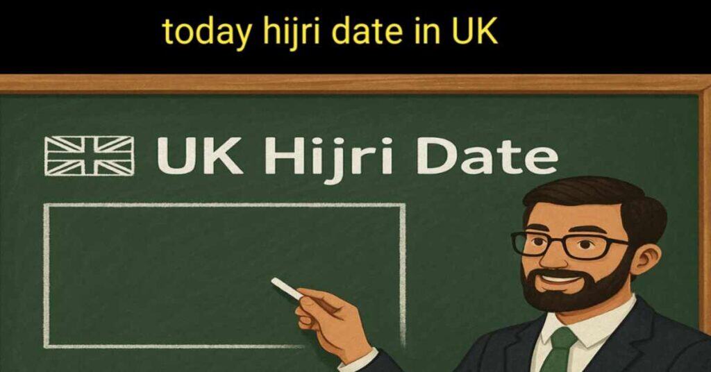 Today hijri date in UK