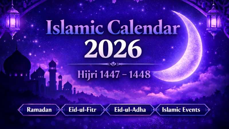 Islamic Calendar 2026