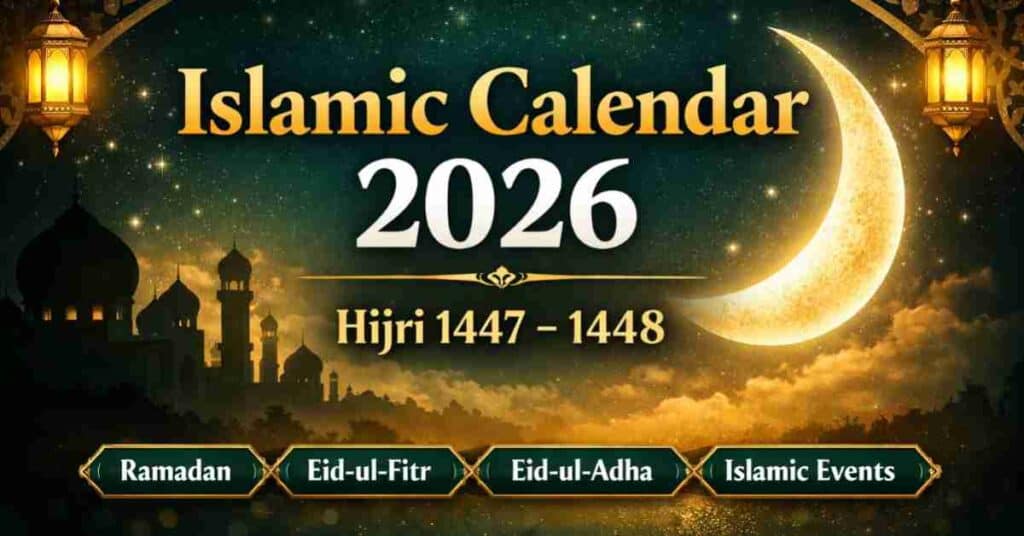 Islamic Calendar 2026