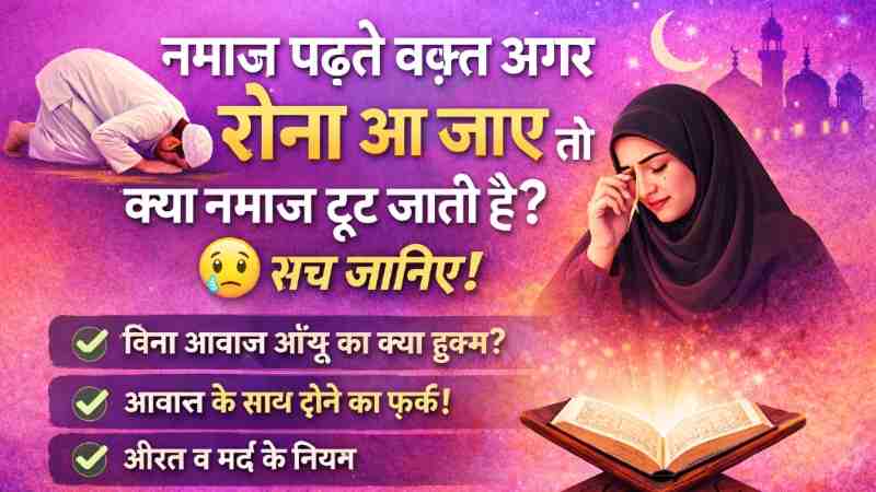 Namaz Padhte Waqt Agar Rona Aa Jaye To Kya Namaz Toot Jati Hai?