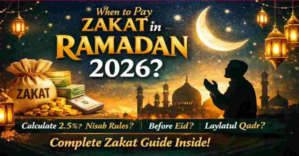 When to Pay Zakat in Ramadan 2026