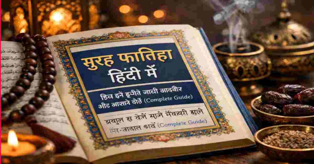 Surah Fatiha Hindi Mein