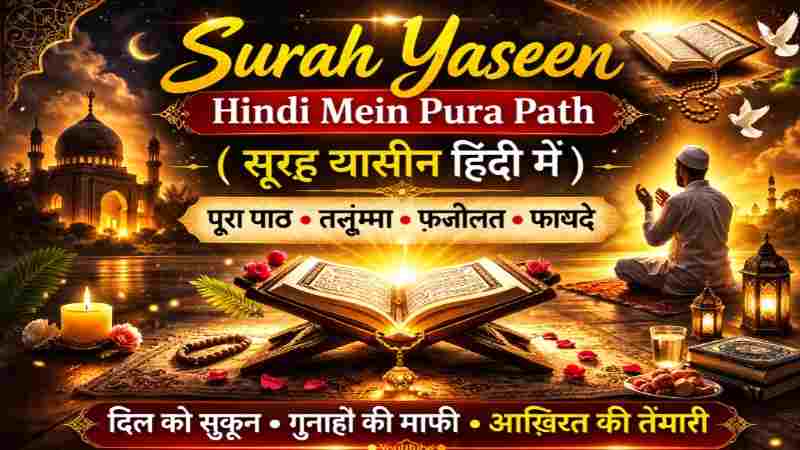 Surah Yaseen Hindi Mein