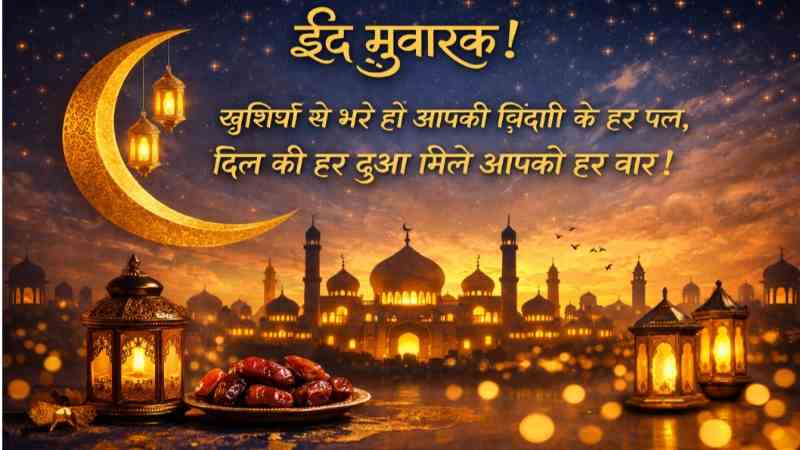 Eid Mubarak Wishes in Hindi