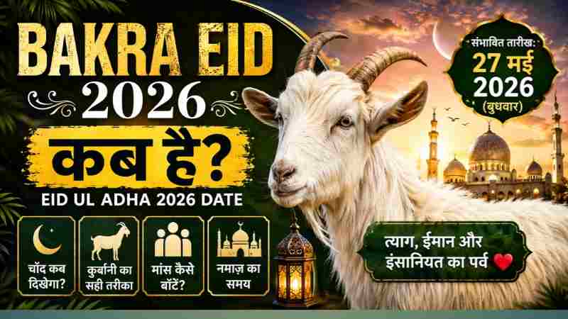 Bakra Eid Kab Hai 2026