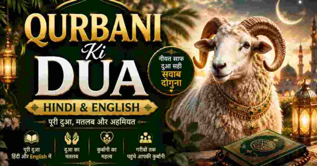 Qurbani ki dua in hindi and english
