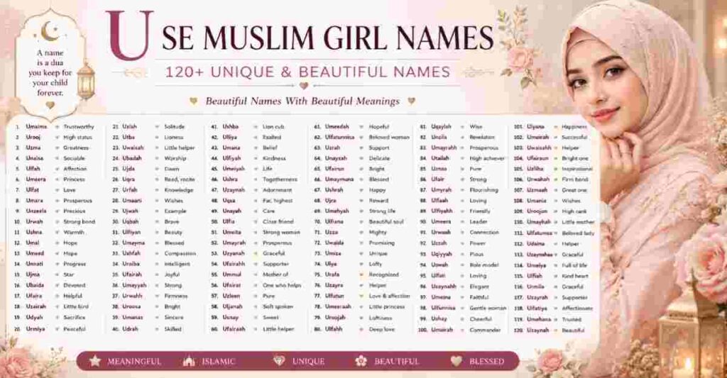 u se muslim name girl