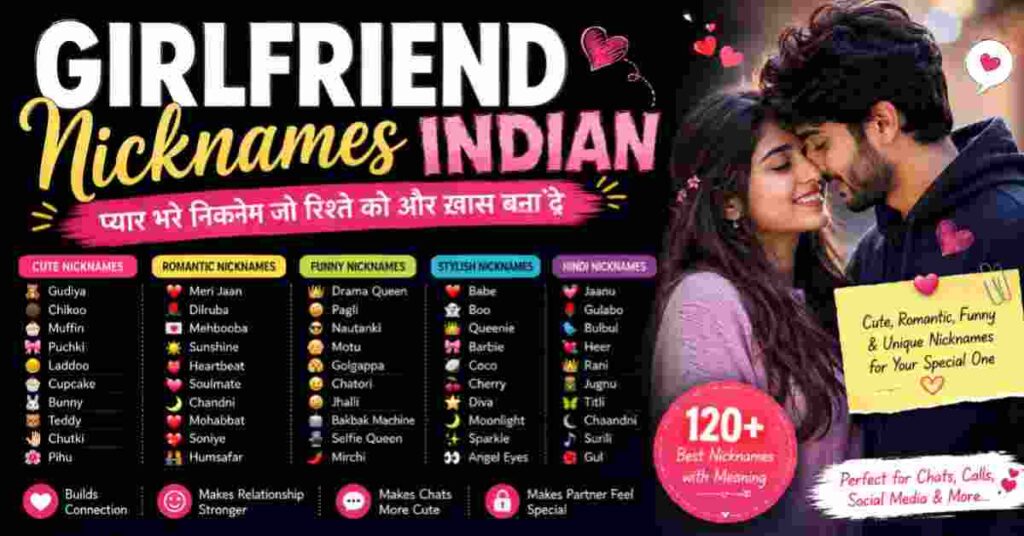 Girlfriend Nicknames Indian