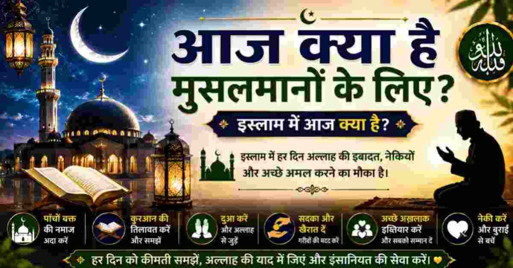 Aaj kya hai muslim ka