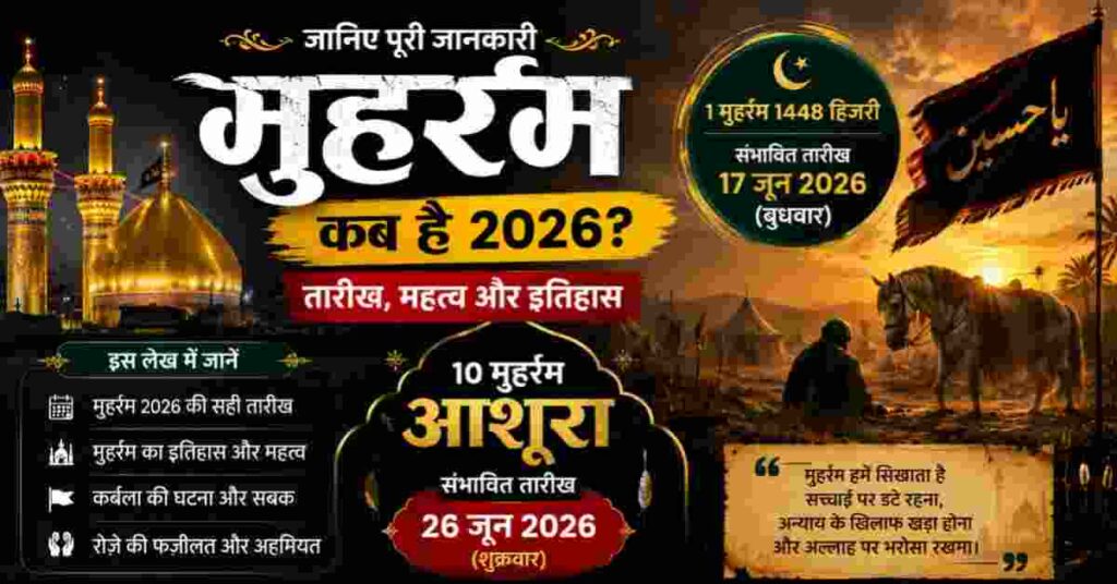 मुहर्रम कब है 2026