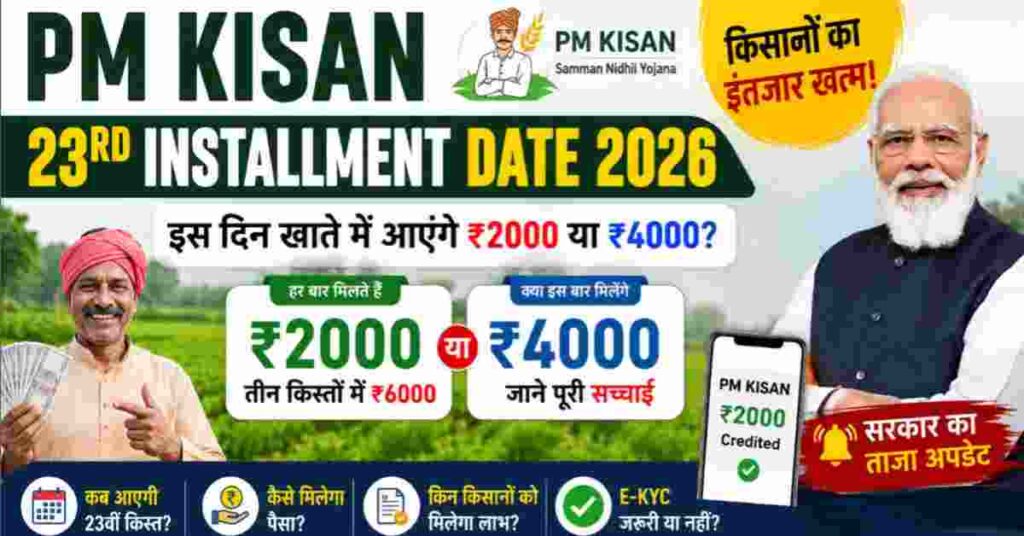 PM Kisan 23rd Installment Date 2026