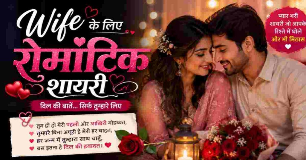 Wife Ke Liye Romantic Shayari