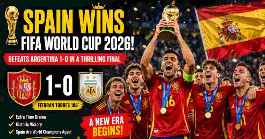 Spain Wins FIFA World Cup 2026