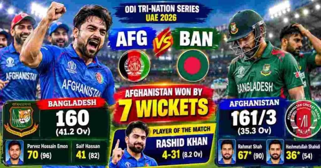 Afghanistan vs Bangladesh