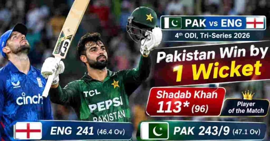 Pakistan vs England